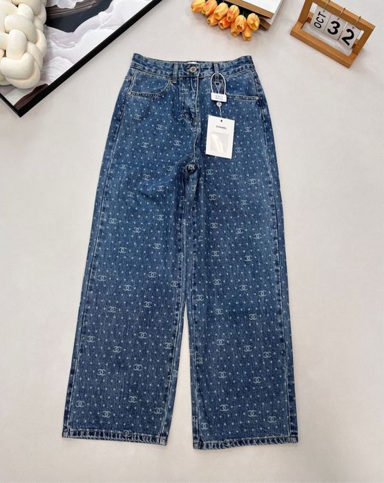 Blugi Chanel , calitate premium , pe comanda , noi , S