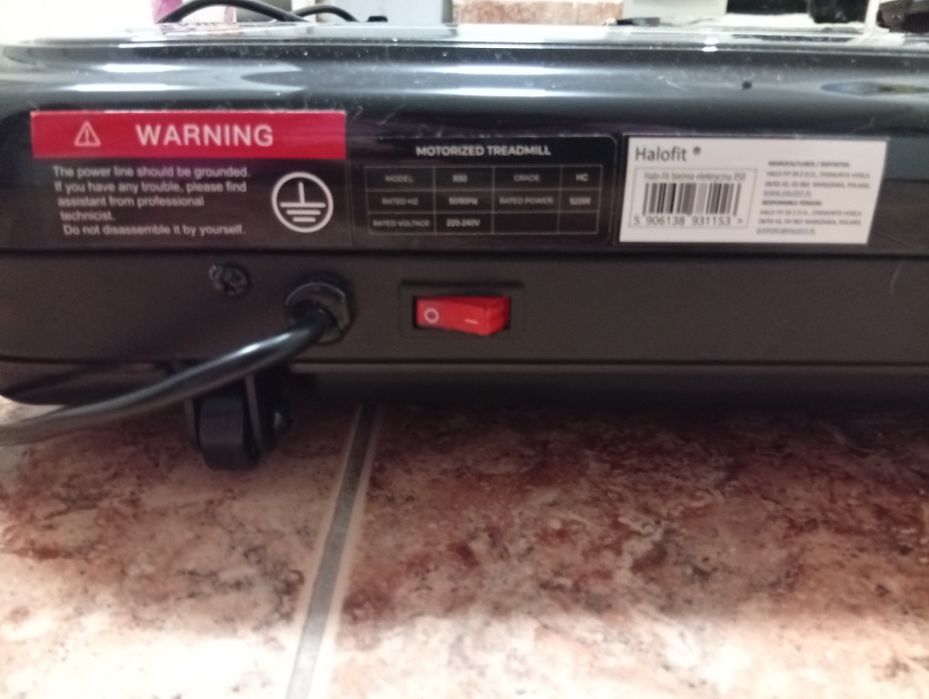 Електрическа бягаща пътека Halofit X50, 6 км/ч, 90 кг,