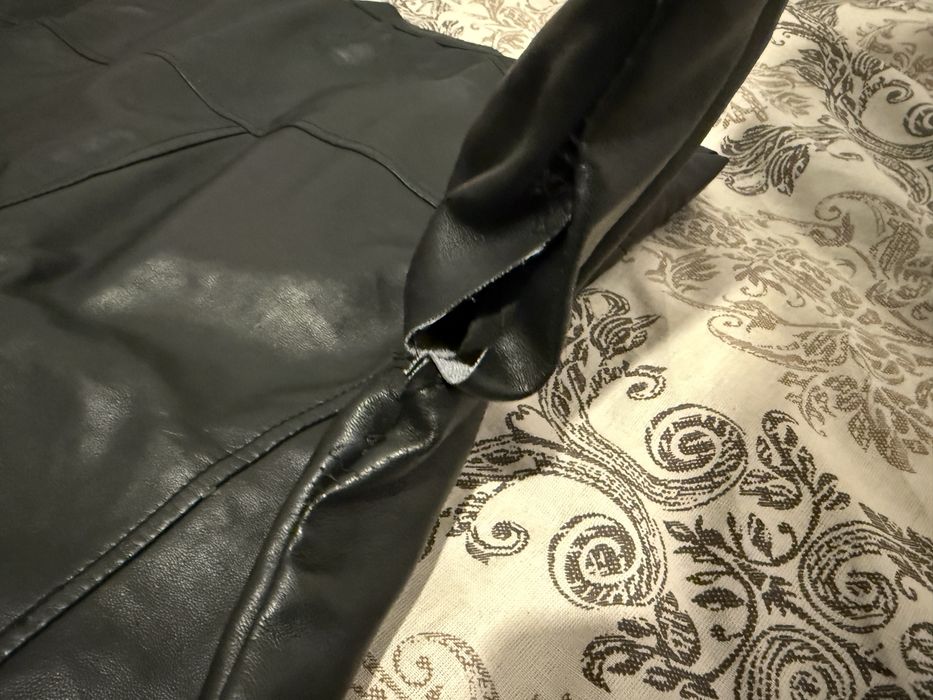 Мъжко кожено яке Primark – Размер S (Ново, с дефект)