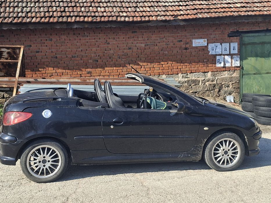 Peugeot   206cc  - черен цвят