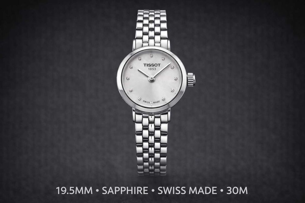 Tissot Lovely Ceas Dama Swiss Safir Otel Nou Cutie Factura Garantie