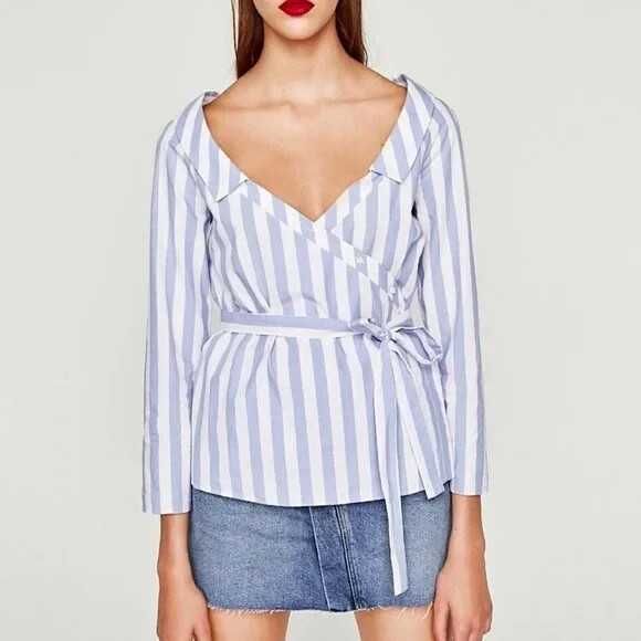 ZARA Блуза 100% cotton , S