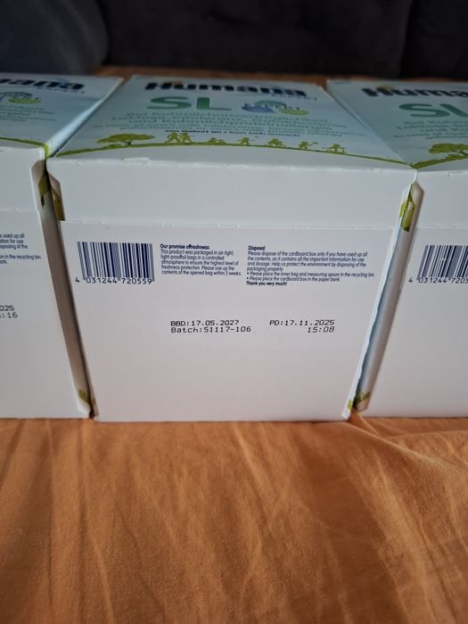 Lapte Humana SL 6 buc