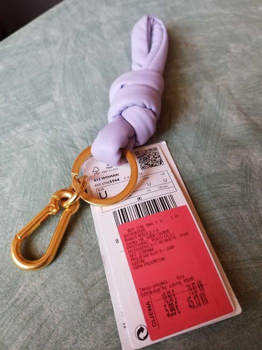 Breloc chei sau accesoriu geanta de la Mango! Purtat o singura data!