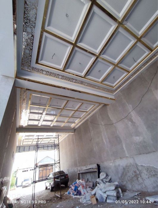 Алюкабонд в Ташкент алкафон установка аликабонд фасад травертин alikap