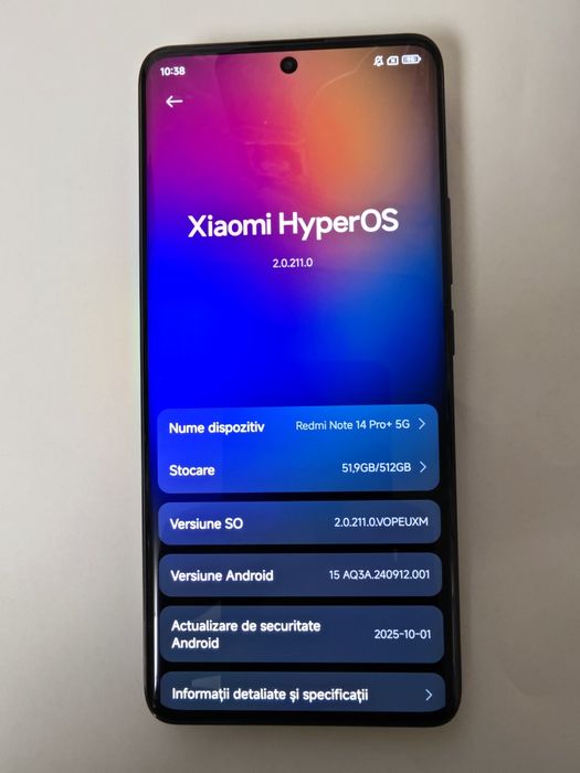 Telefon Xiaomi  Redmi Note 14 Pro+ 5G