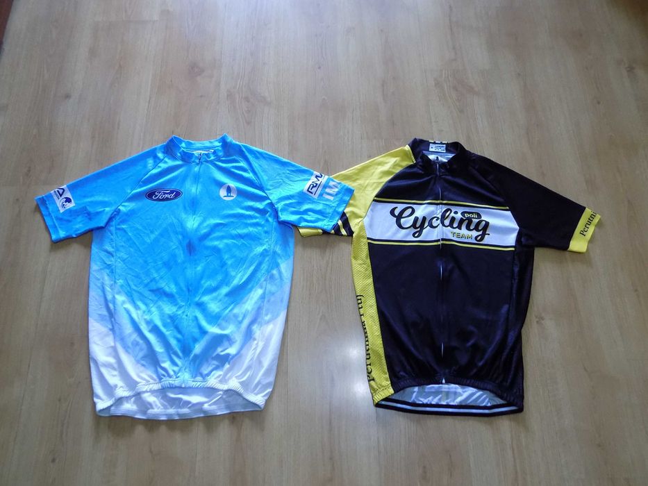 вело джърси ford/poli тениска шосейно колоездене мъжко оригинално L/M
