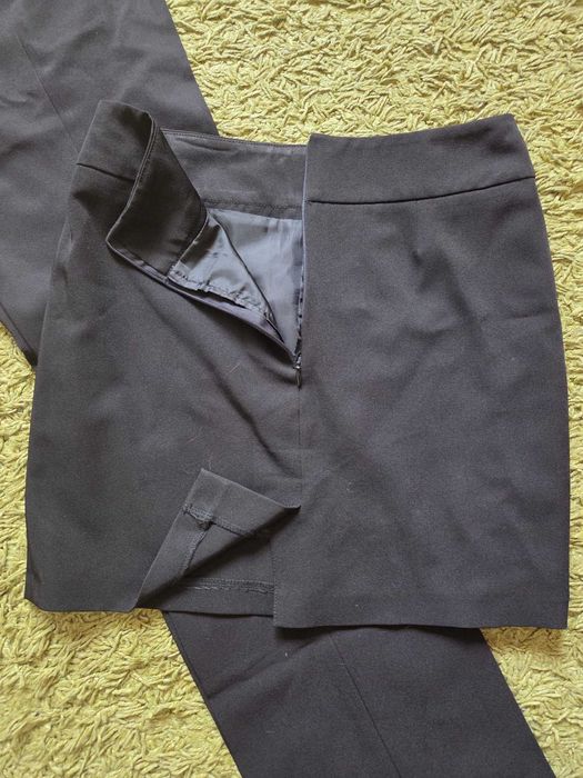 Costum de dama din 3 piese negru, marimea 38