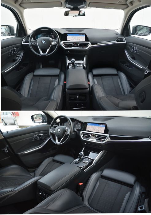BMW seria 3 g20 320d 190cp Lane Side Distronic navigație ceasuri digitale garanție carlig încălzire automata clima moduri