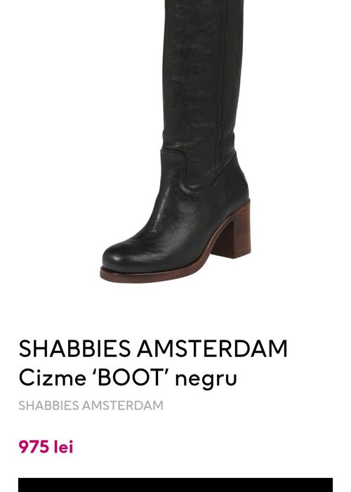 Cizme din piele naturală cu blana naturala Interior,  marimea 37