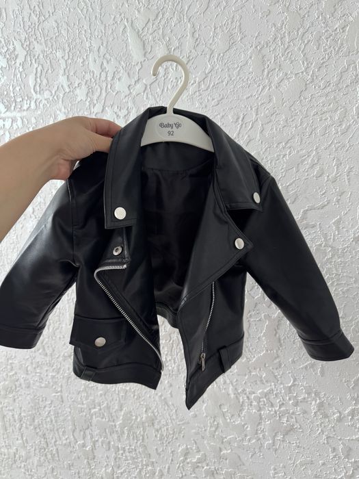 Косуха для девочки 2-3 года, кожанка на девочку