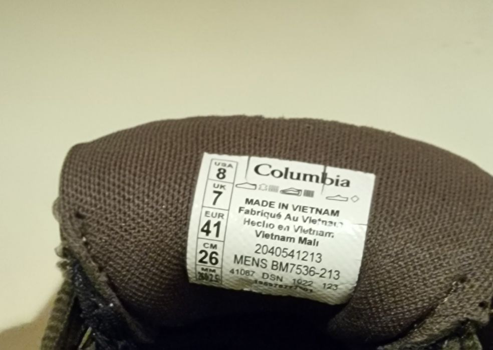 NOU Incaltaminte casual piele naturală întoarsă Columbia