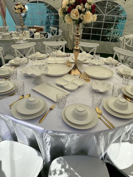 Аренда прокат стол, стулья, посуда