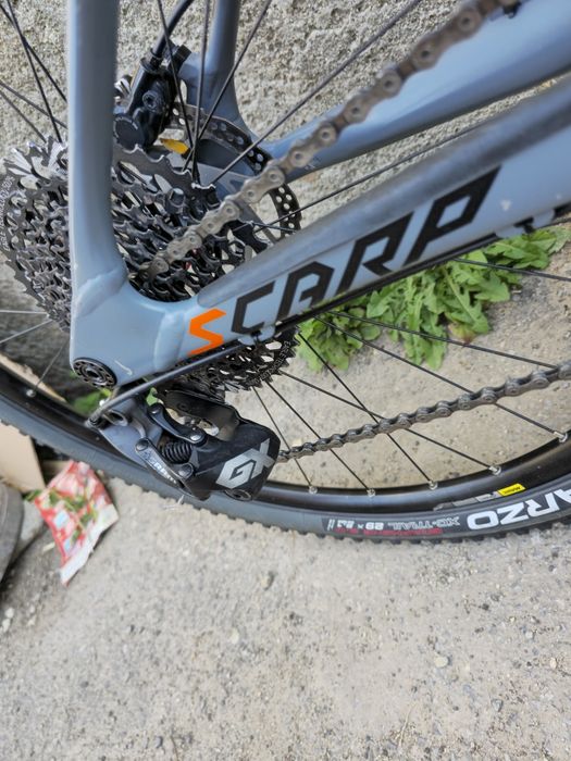 KTM Scarp 29 цола S размер 1х12 GX Sram Full Fox Suspension  Deore Хидравлични, Алуминиев велосипед с двойно окачване