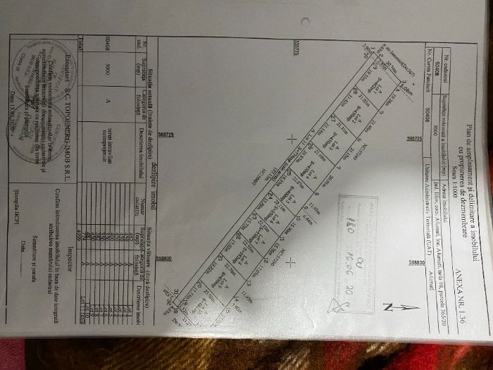 TEREN LOCALIATEA AFUMATI in spate la CLASS utilaje agricole. 75€ Mp2