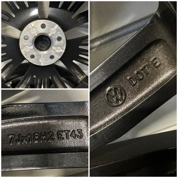 Jante NOI 18 ORIGINALE VW Tiguan II Vara 235/55/18 R-Line Skoda Kodiaq