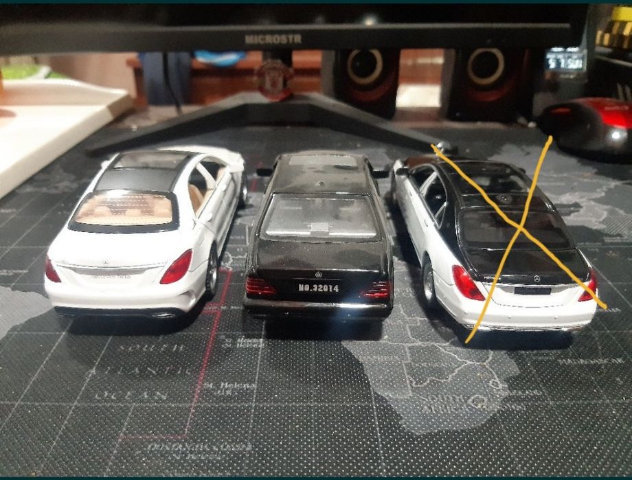 Мерседес бенз  масштабный