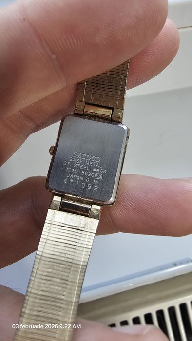 Ceas dama Seiko gold plated