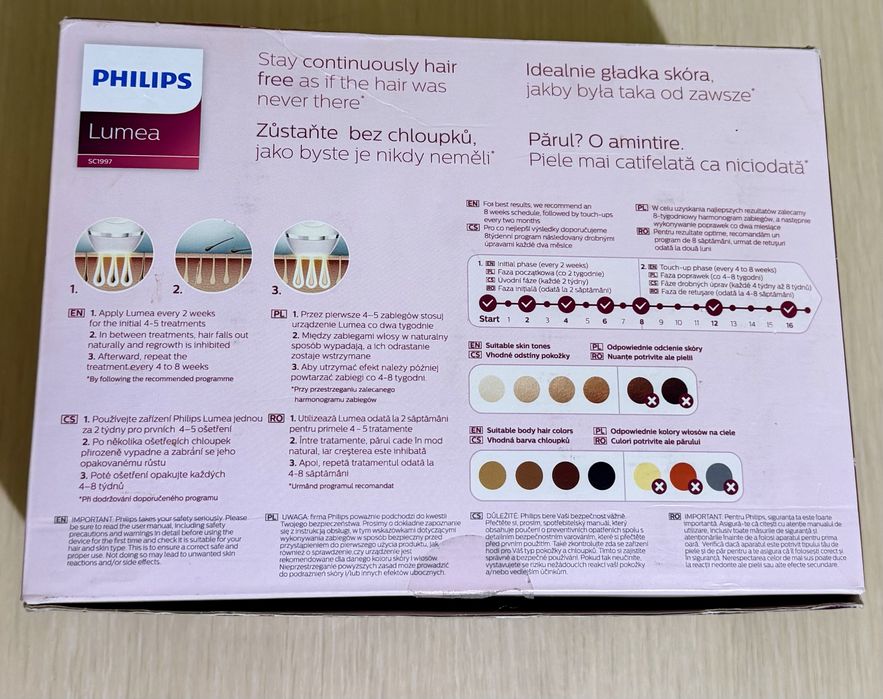 Epilator Philips Lumea Advanced SC1997/00