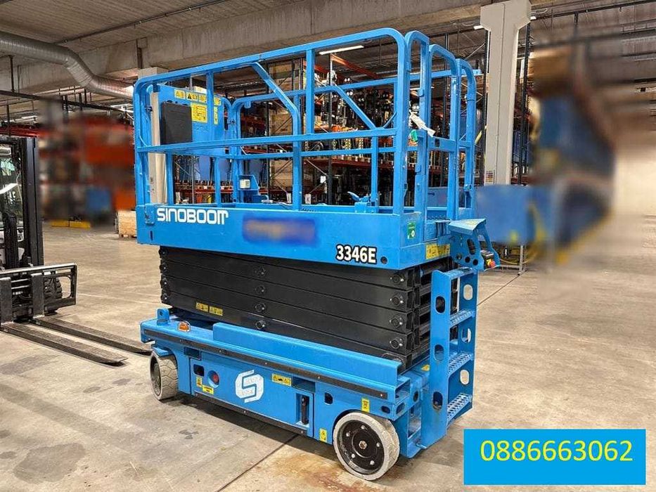 НОЖИЧНА ПЛАТФОРМА -ВИШКА Sinoboom 1012E- 12 метра ,2021 г.