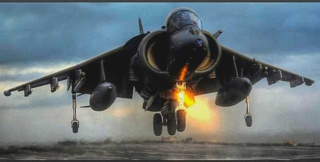 Модель самолёта Харриер