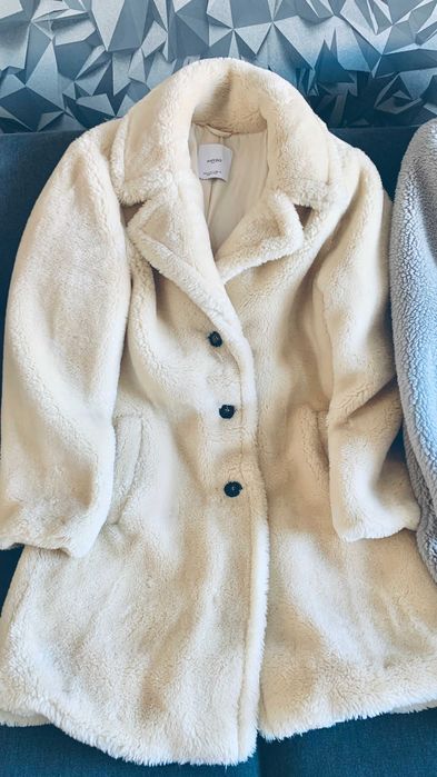 Palton blanita Mango