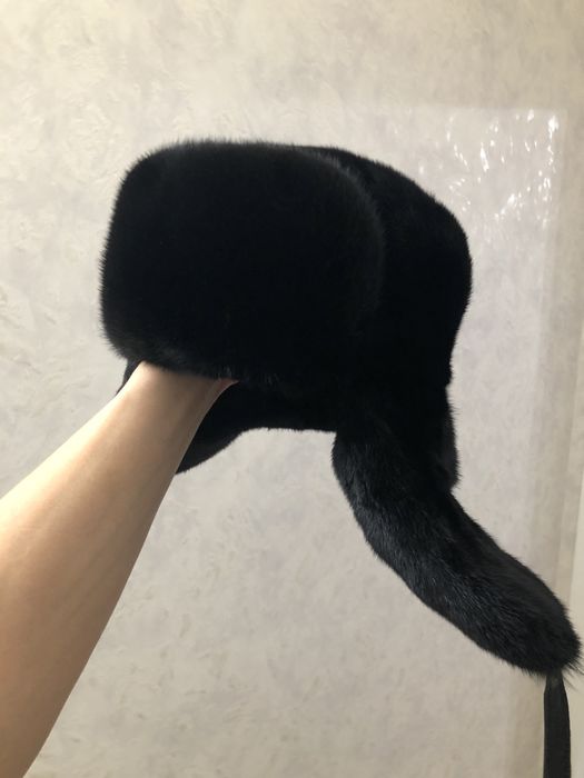 Шапка ушанка норка