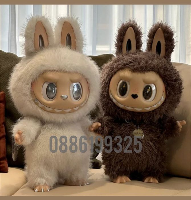 Labubu Zimomo The Monsters, 40см Голямо Лабубу Зимомо