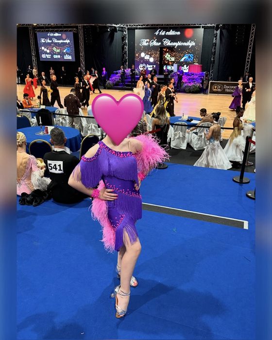 Рокля за латино американски танци