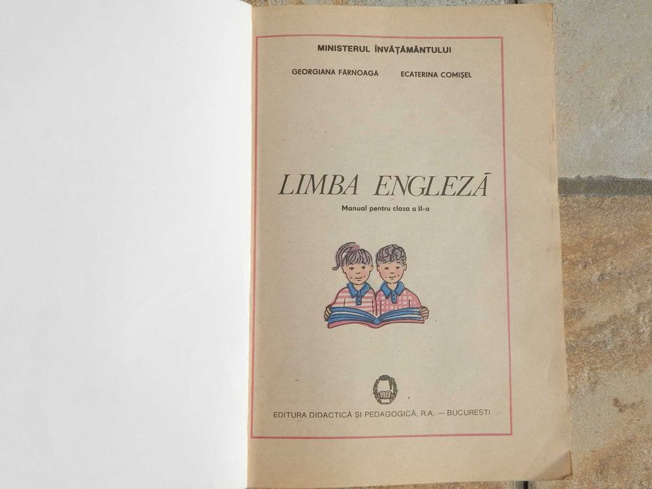 Manual limba engleza cls II Editura Didactica si Pedagogica 1994