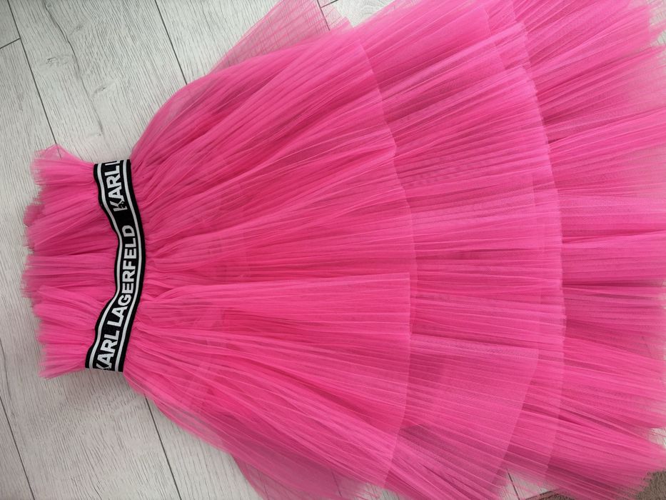 Детска розова пола Karl Lagerfeld