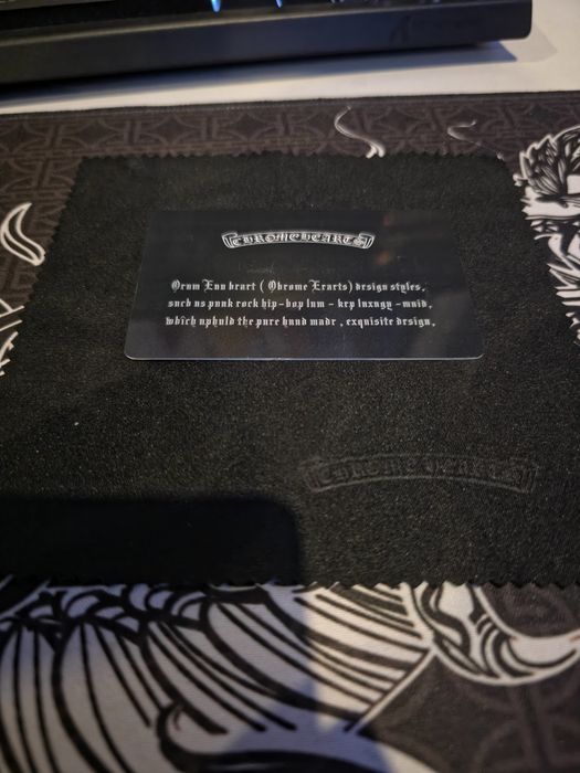 Chrome Hearts очила с прозрачна рамка
