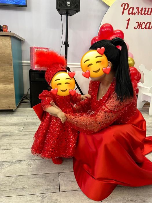 Платье для тусау кесер мама и доча