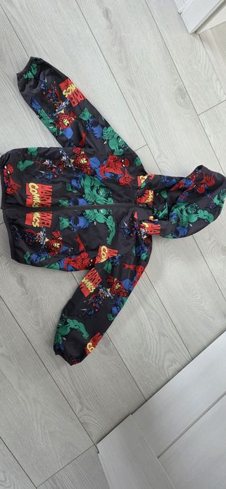 Geaca H&M supereroi Hulk Spiderman stare perfecta 98-104 2-4 ani