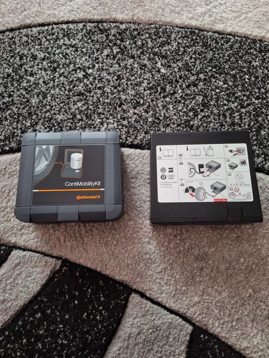 Compresor auto pentru umflat roți.