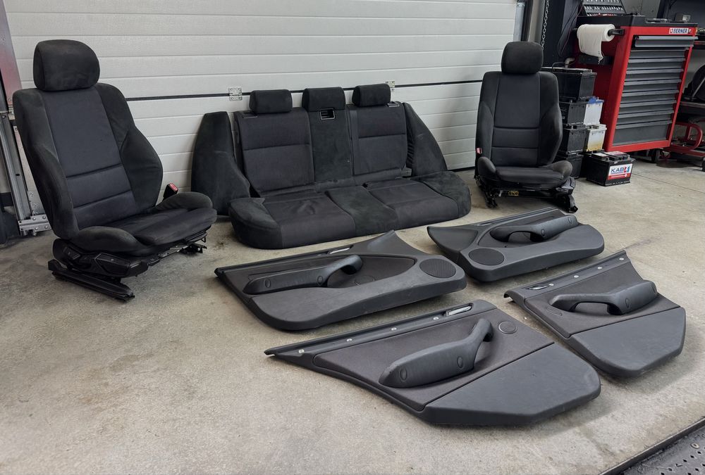 Рекаро салон алкантара и плат за bmw Е46 комби