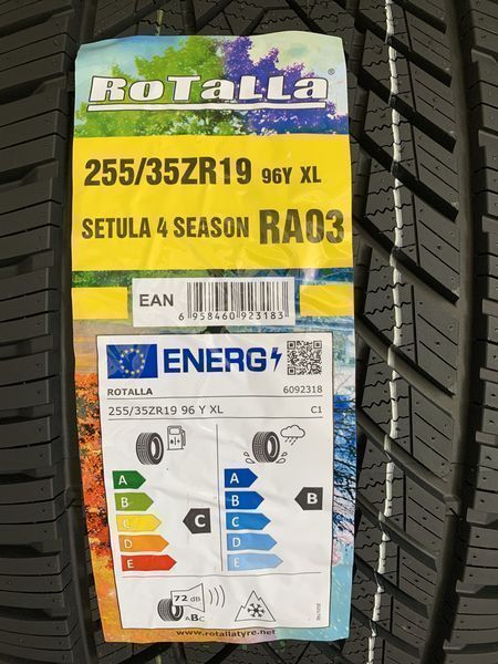 Нови всесезонни гуми ROTALLA SETULA 4 SEASON 255/35R19 96Y XL НОВ DOT