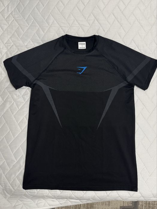 Tricou de compresie GymShark Onyx