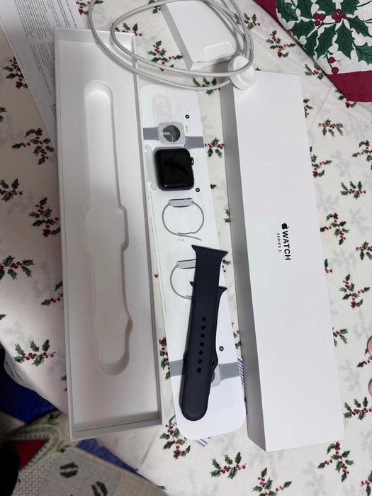 Apple watch series 3 grey aluminium 38 mm impecabil