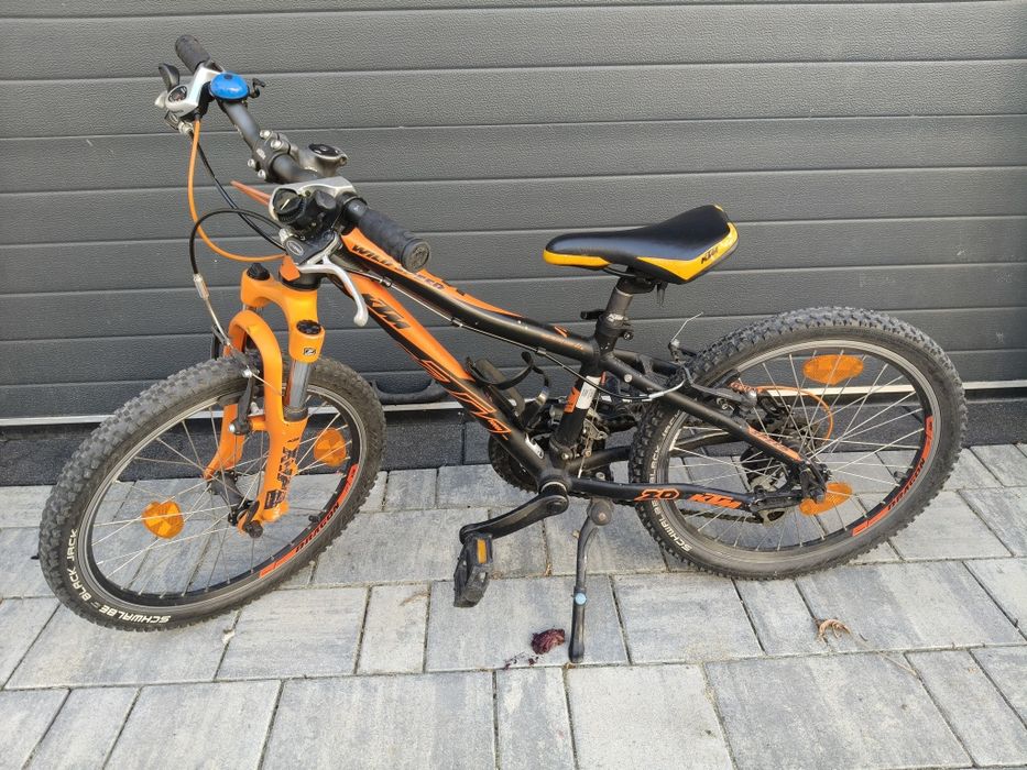 Bicicleta copii KTM Wild Speed 20 – MTB, 21 viteze Shimano, suspensie Suntour