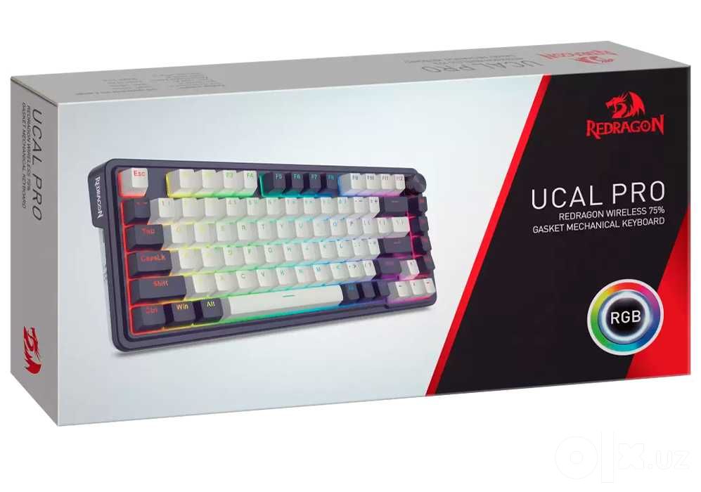 Клавиатура Redragon UCAL K673 Pro Механическая оригинал RUS/ENG 3в1