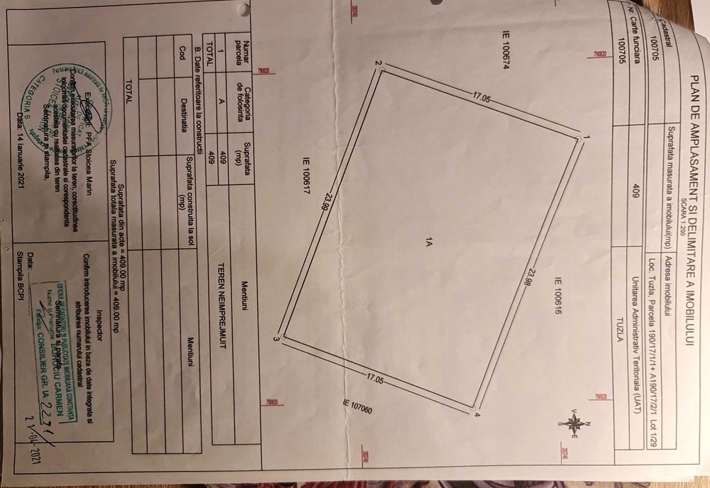 Teren  intravilan in rate Tuzla(Jud Constanta) 15min de Beach Please