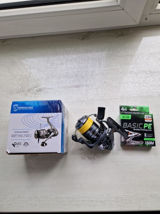 Катушка для спиннинга с плетенкой