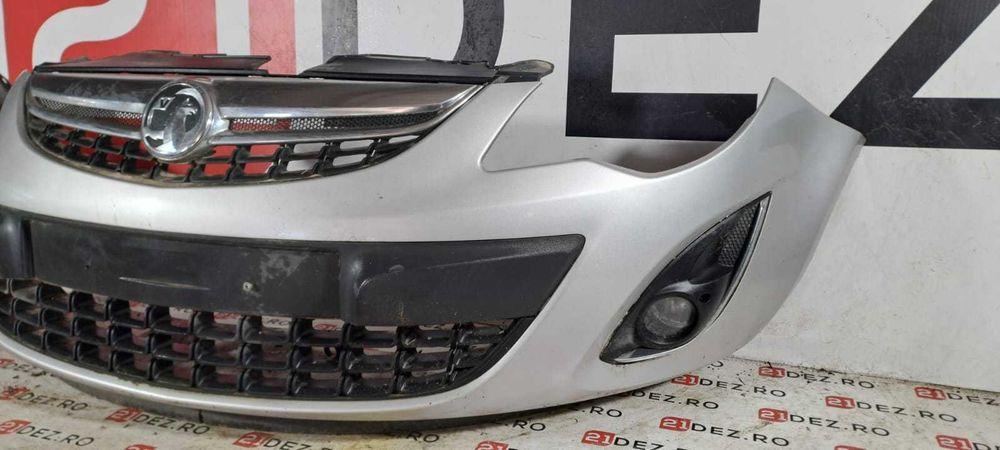 Bara fata completa cu proiectoare Opel Corsa D Facelift - argintiu