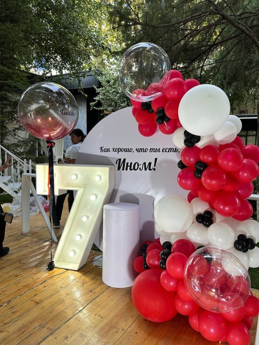Оформления шарами, фотозоны детские, взрослые