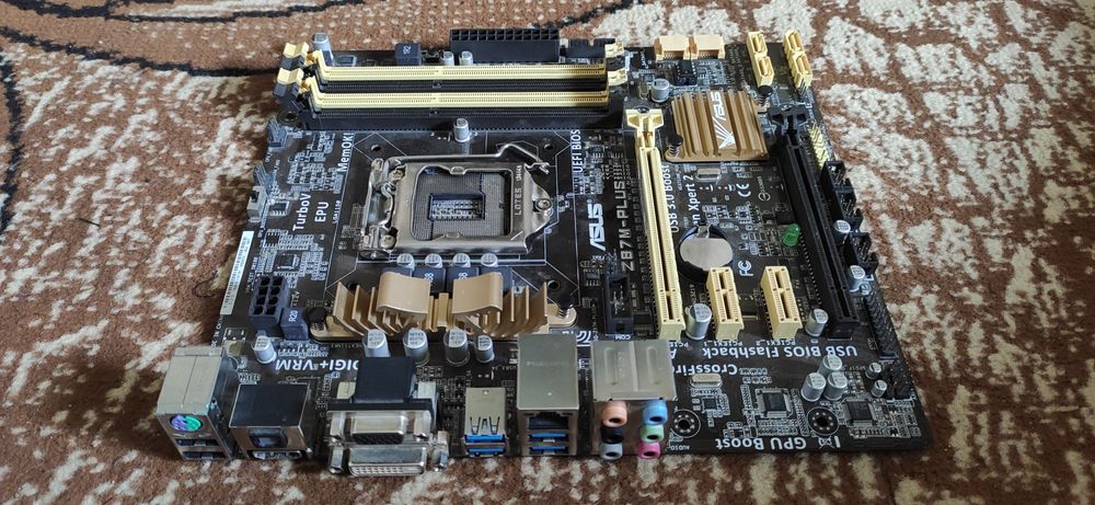 Материнская плата asus z87m plus