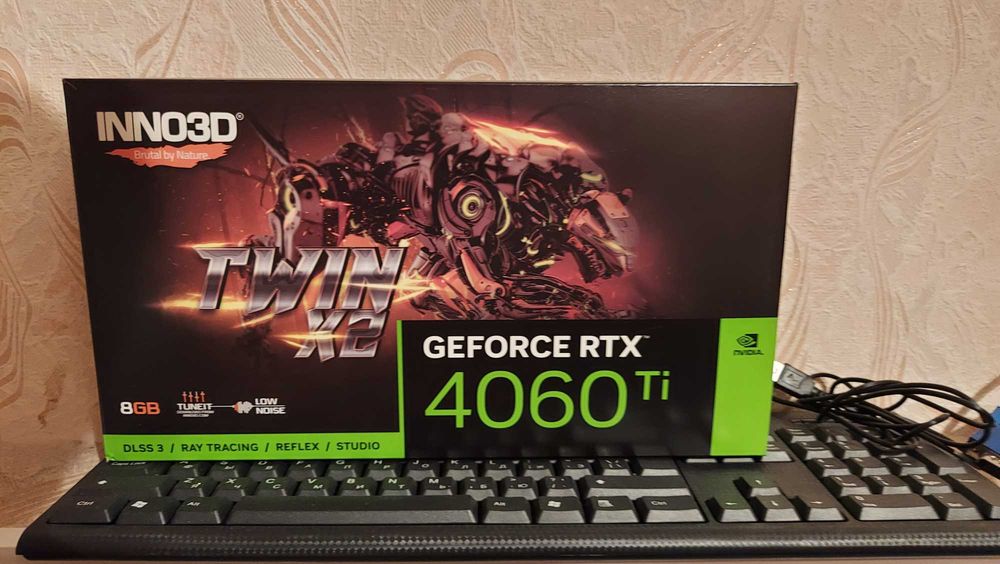 Видеокарта INNO3D GeForce RTX 4060 Ti TWIN X2 8GB