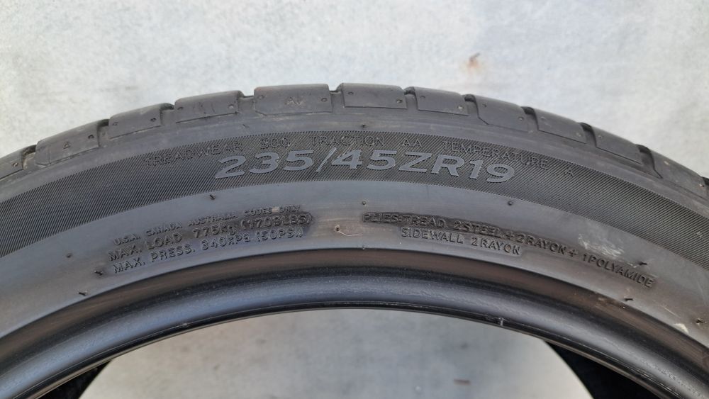 Летни гуми 235 45 19 Hankook