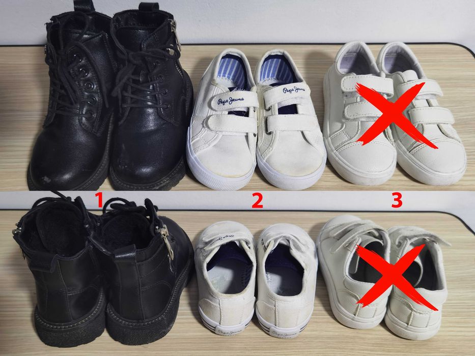 Adidasi Ghete Pantofi Sport Copil Marimea 25/26/27/28 Fotbal Transp0