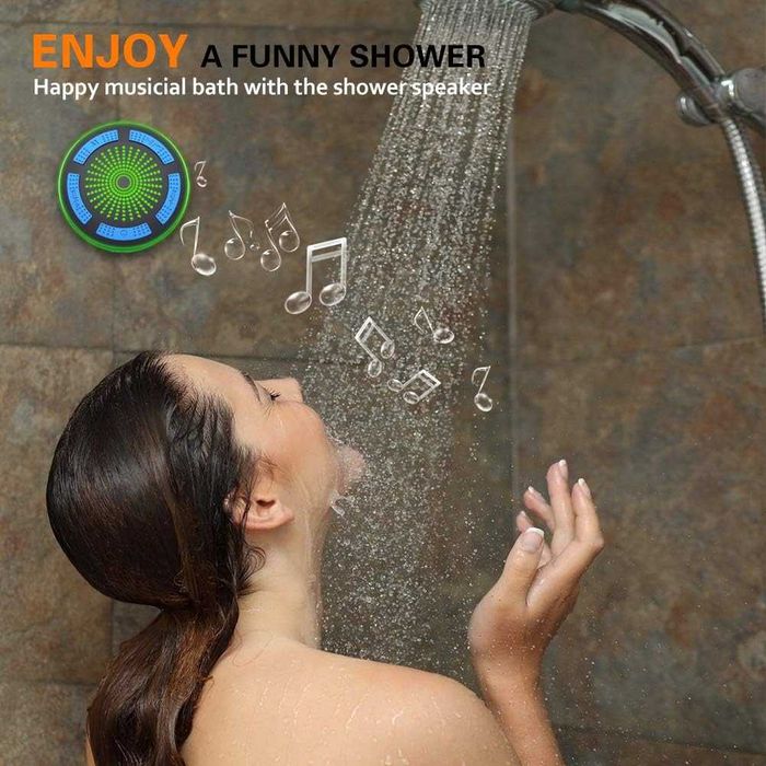 Boxa de duș BassPal, portabila, rezistenta la apă,wireless,sigilat